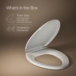 LustraE Quick-ReleaseE elongated toilet seat - image 6