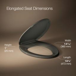 LustraE Quick-ReleaseE elongated toilet seat - image 3
