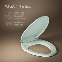 LustraE Quick-ReleaseE elongated toilet seat - image 6