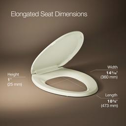 LustraE Quick-ReleaseE elongated toilet seat - image 3