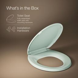 LustraE Quick-ReleaseE round-front toilet seat - image 6