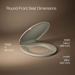LustraE Quick-ReleaseE round-front toilet seat - image 3