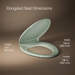 GlenburyE ReadyLatch Quiet-CloseE elongated toilet seat - image 3