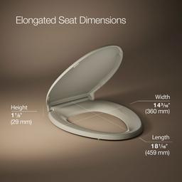 GlenburyE ReadyLatch Quiet-CloseE elongated toilet seat - image 3