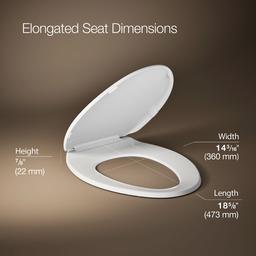 BreviaE Quick-ReleaseE elongated toilet seat - image 3