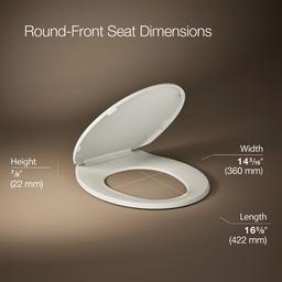 BreviaE Quick-ReleaseE round-front toilet seat - image 3