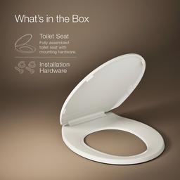 BreviaE Quick-ReleaseE round-front toilet seat - image 6