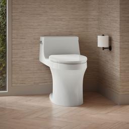San Souci One-piece compact elongated toilet with concealed trapway, 1.28 gpf - image 2