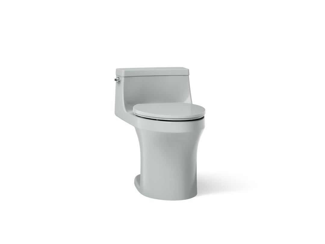 San Souci One-piece compact elongated toilet with concealed trapway, 1.28 gpf by Kohler