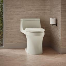 San Souci One-piece compact elongated toilet with concealed trapway, 1.28 gpf - image 2