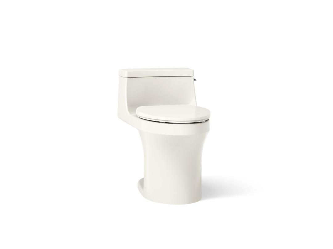 San Souci One-piece compact elongated toilet with concealed trapway, 1.28 gpf by Kohler