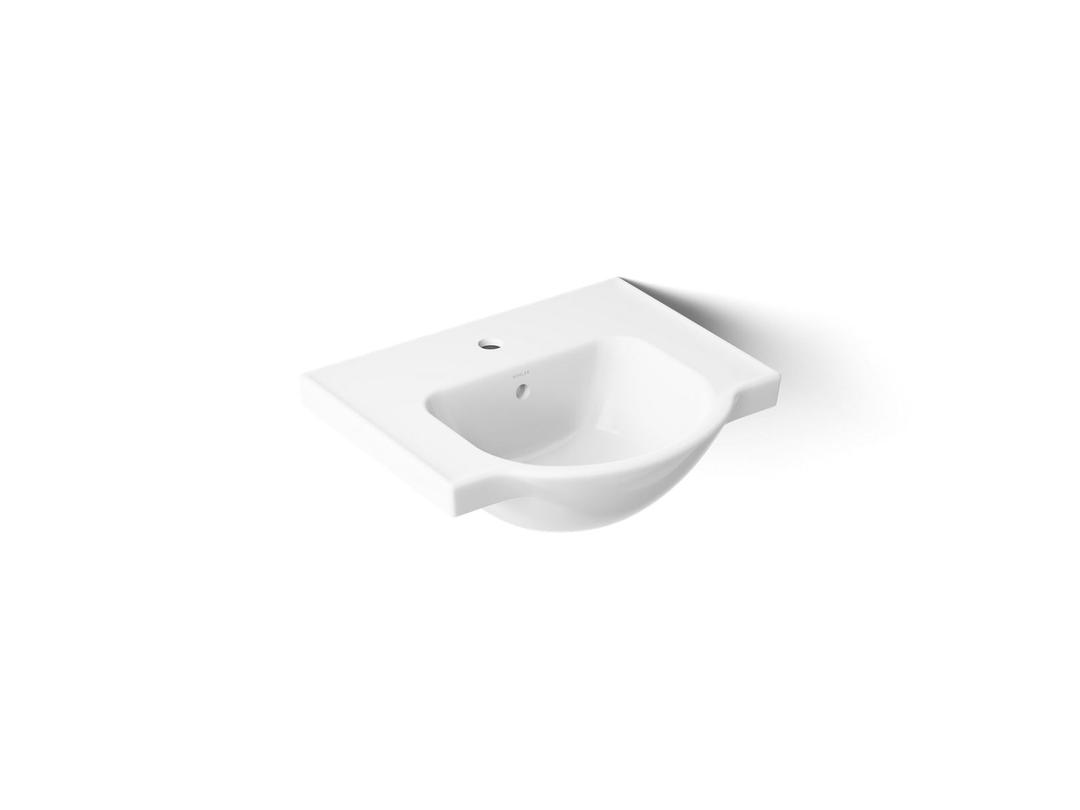 Veer 21'' rectangular pedestal bathroom sink by Kohler