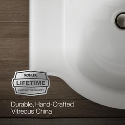 Veer 21'' rectangular pedestal bathroom sink - image 10