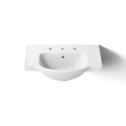 Veer 24'' square pedestal bathroom sink - image 12