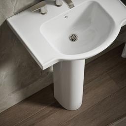 Veer 24'' square pedestal bathroom sink - image 6