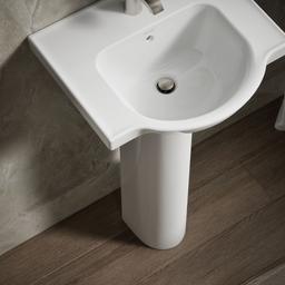 Veer 21'' rectangular pedestal bathroom sink - image 6