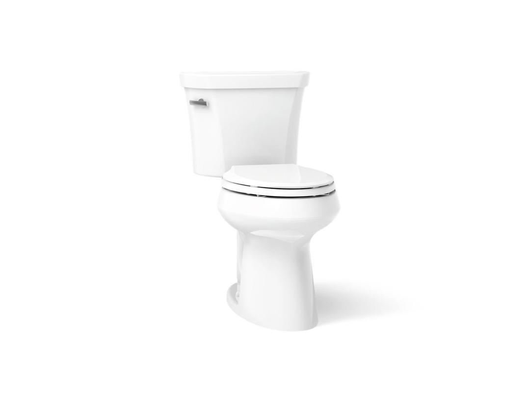Highline Two-piece elongated toilet, 1.0 gpf - White by Kohler