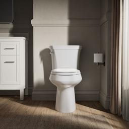 Highline Two-piece elongated toilet, 1.0 gpf - White - image 4