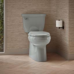 Cimarron Two-piece elongated toilet with skirted trapway, 1.28 gpf - image 2