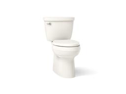 Cimarron Two-piece elongated toilet with skirted trapway, 1.28 gpf - image 1