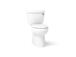 Cimarron Two-piece elongated toilet with skirted trapway, 1.28 gpf - image 1
