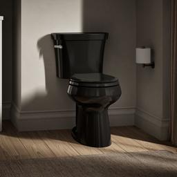 Highline Round-front toilet bowl - Black - image 2