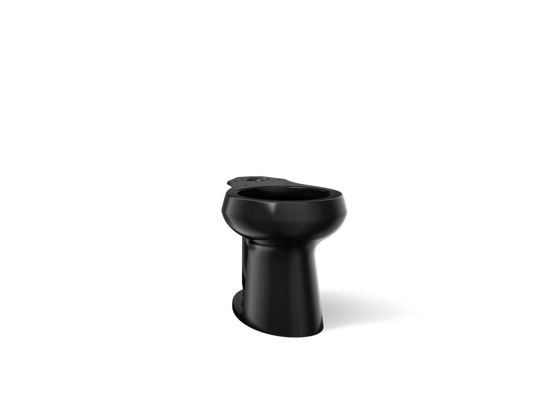 Highline Round-front toilet bowl - Black by Kohler