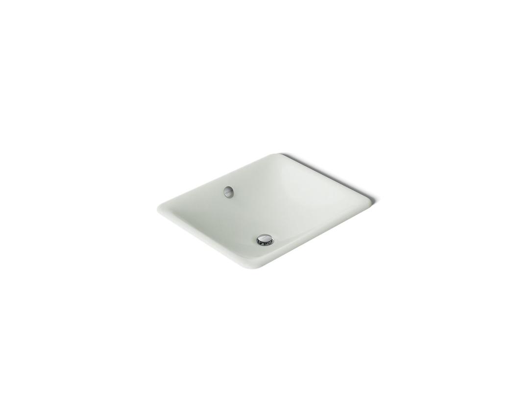 Kohler Iron Plains 18-1/2'' Rectangular Drop-in/undermount Bathroom Sink - Sea Salt by Kohler