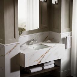 Kohler Iron Plains 18-1/2'' Rectangular Drop-in/undermount Bathroom Sink - Sea Salt - image 4