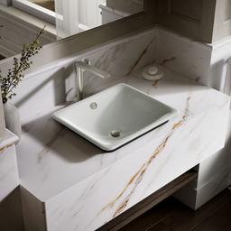 Iron Plains 18-1/2'' rectangular vessel bathroom sink - Sea Salt - image 2