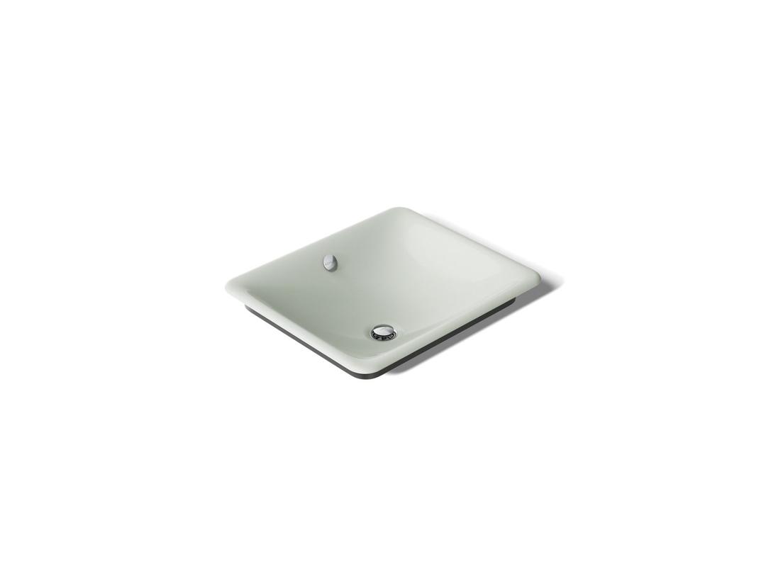 Iron Plains 18-1/2'' rectangular vessel bathroom sink - Sea Salt by Kohler