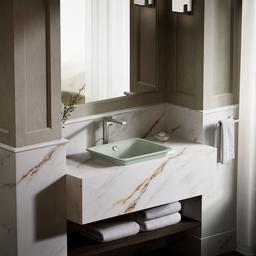 Kohler Iron Plains 18-1/2'' Rectangular Vessel Bathroom Sink - Aspen Exterior with Aspen Interior - image 4