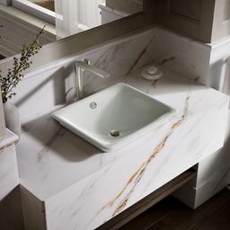 Iron Plains 18-1/2'' rectangular vessel bathroom sink - Sea Salt - image 2