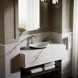 Kohler Iron Plains 20-3/4'' Oval Vessel Bathroom Sink - White - image 4