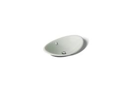 Iron Plains 20-3/4'' oval vessel bathroom sink - Sea Salt - image 1