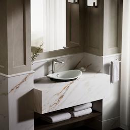 Iron Plains 20-3/4'' oval vessel bathroom sink - Sea Salt - image 4