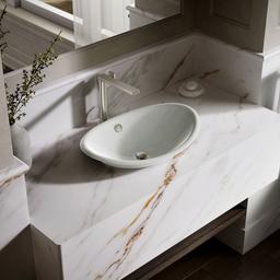 Iron Plains 20-3/4'' oval vessel bathroom sink - Sea Salt - image 1