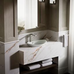 Iron Plains 20-3/4'' oval vessel bathroom sink - Sea Salt - image 3