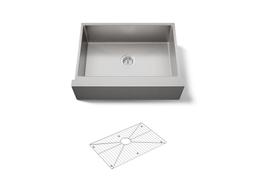 Kohler Strive Farmhouse Sink | 29-1/2 Inch | Single Bowl - Stainless Steel - image 1