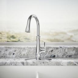 Bellera Pull-down kitchen sink faucet with three-function sprayhead - image 5