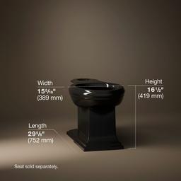 Memoirs Elongated bowl with concealed trapway - image 2