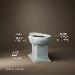 Memoirs Elongated bowl with concealed trapway - image 2