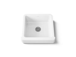 Kohler Whitehaven Farmhouse Sink | 23-1/2 Inch | Single Bowl | Short Apron - White - image 1