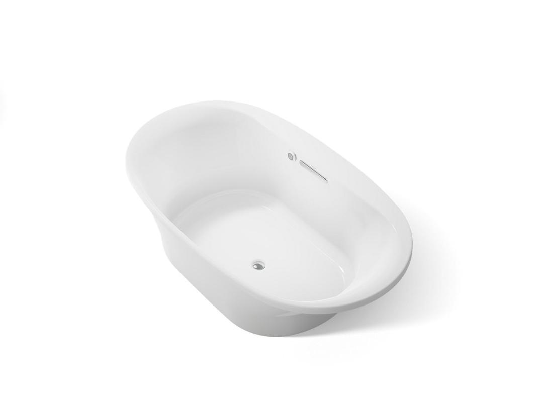 Underscore 71-1/2'' x 41-1/2'' drop-in bath with Bask heated surface by Kohler
