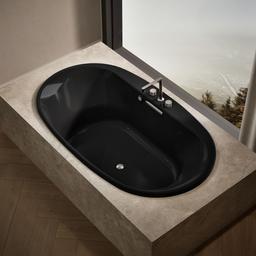 Underscore 71-1/2'' x 41-1/2'' drop-in bath with Bask heated surface - image 2