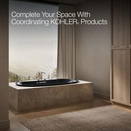 Underscore 71-1/2'' x 41-1/2'' drop-in bath with Bask heated surface - image 6