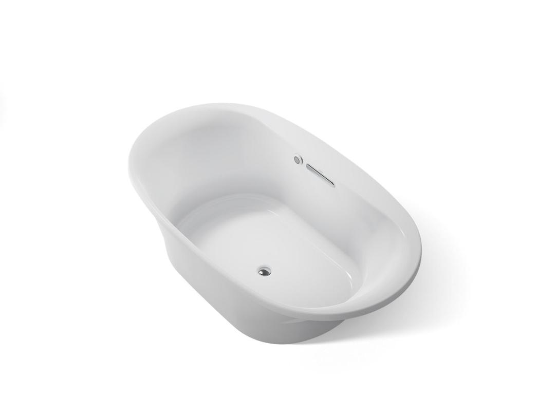 Underscore 71-1/2'' x 41-1/2'' drop-in bath with Bask heated surface by Kohler