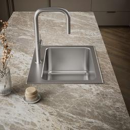 BalladE 25'' top-mount single-bowl utility sink - image 7