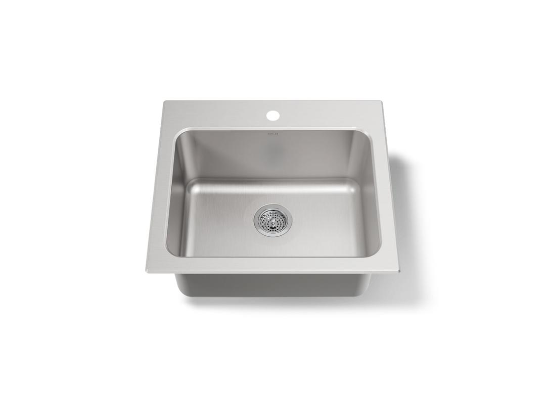 BalladE 25'' top-mount single-bowl utility sink by Kohler