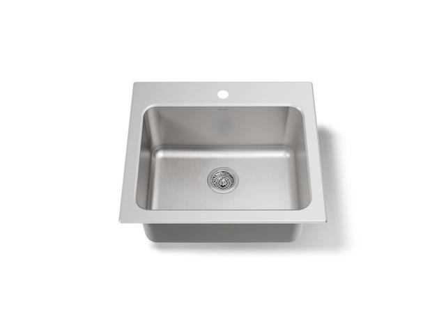 BalladE 25'' top-mount single-bowl utility sink